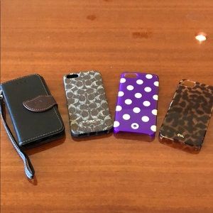 iPhone 5/5S cases (Including Coach and Kate Spade)